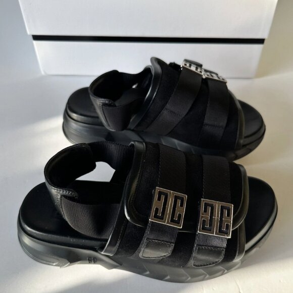 NIB*GIVENCHY SLINGBACK MARSHMALLOW SANDALS *BRAND NEW & BOX & 2 LOGO SHOE BAGS - Picture 7 of 8